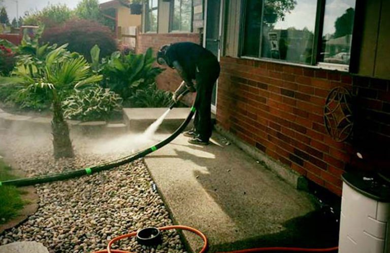 Residential blasting job